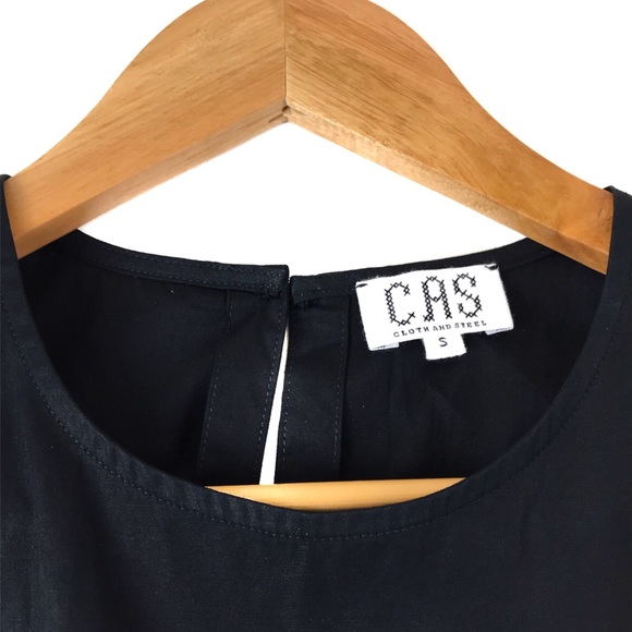 CAS Cloth & Steel BELLA Ruffle Trim Blouse Sz. S - Picture 5 of 9